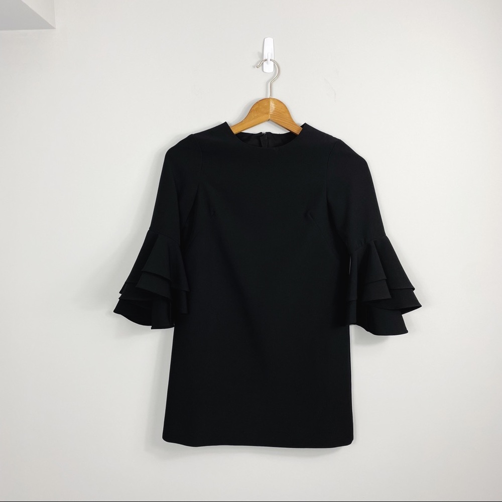 Milky Minis Black ruffles sleeves dress Size 12